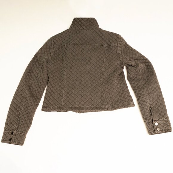 MARRAKECH - Black Quilted Moto Jacket - Full Zip - Size XS Womens - Picture 2 of 15